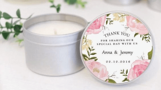 Personalised Candles