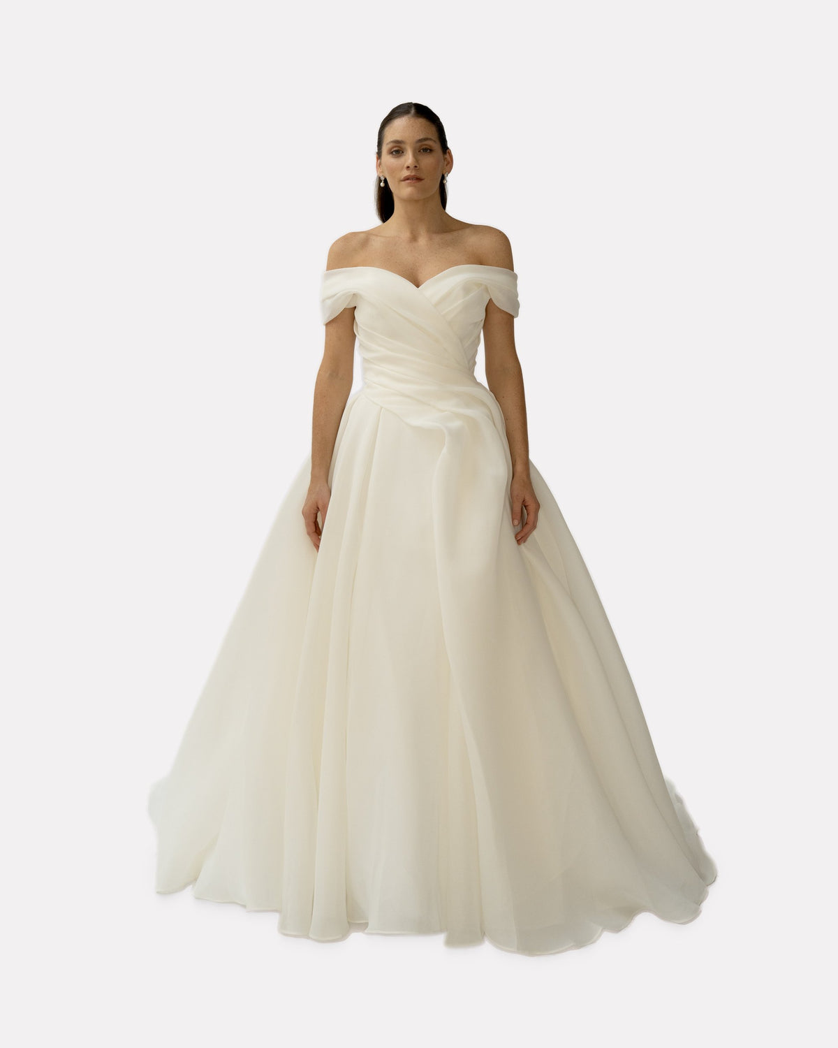 Rachel wedding dress, full length front view