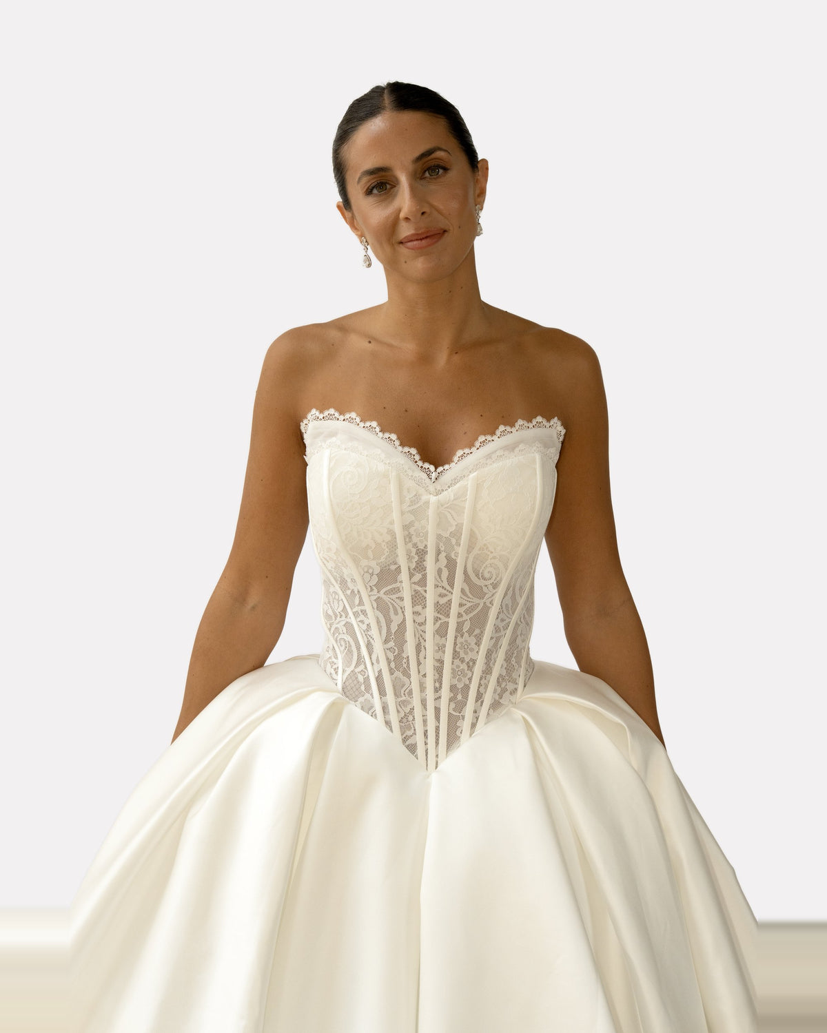 Valentina wedding dress, studio view